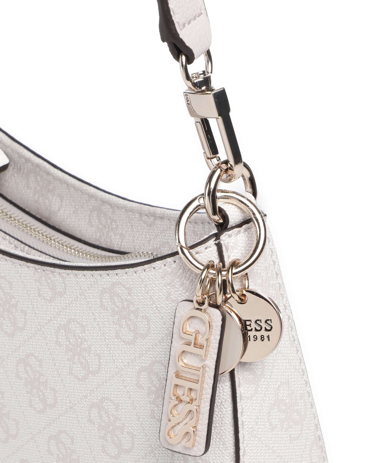 Guess Noelle Shoulder bag white logo