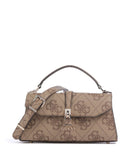 Guess Queensland Big 4G Logo Bolso de mano latte logo