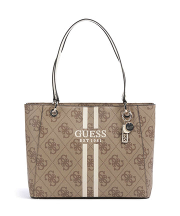 Guess Noelle 4G Logo Bolsa shopping latte logo