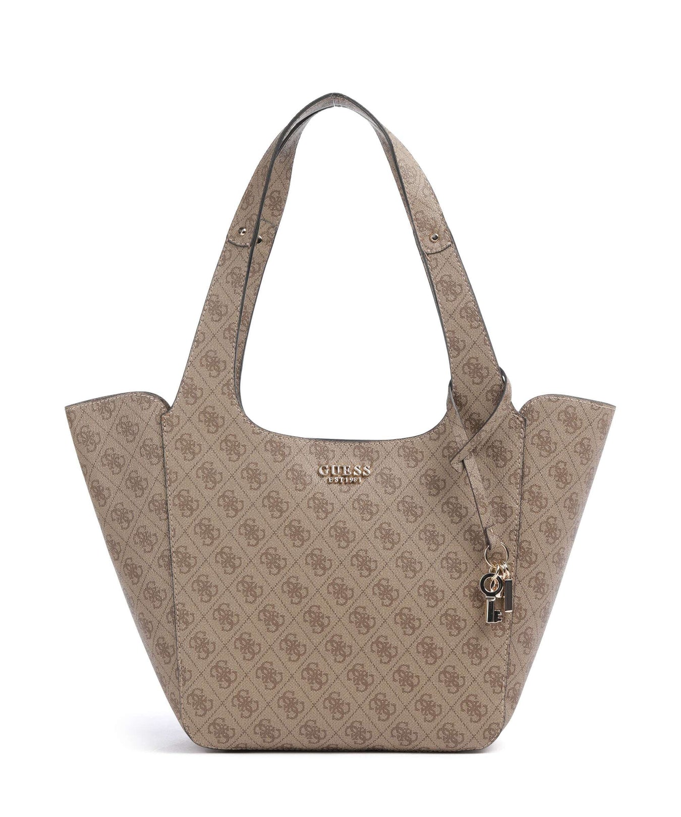 Guess Calista Tote bag latte logo