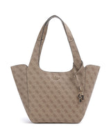 Guess Calista Bolsa shopping latte logo