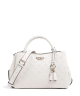 Guess Phoebe Peony Debossed Bolso de mano offwhite logo