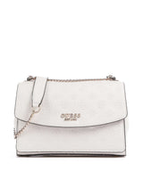 Guess Phoebe Peony Debossed Bolso de hombro offwhite logo