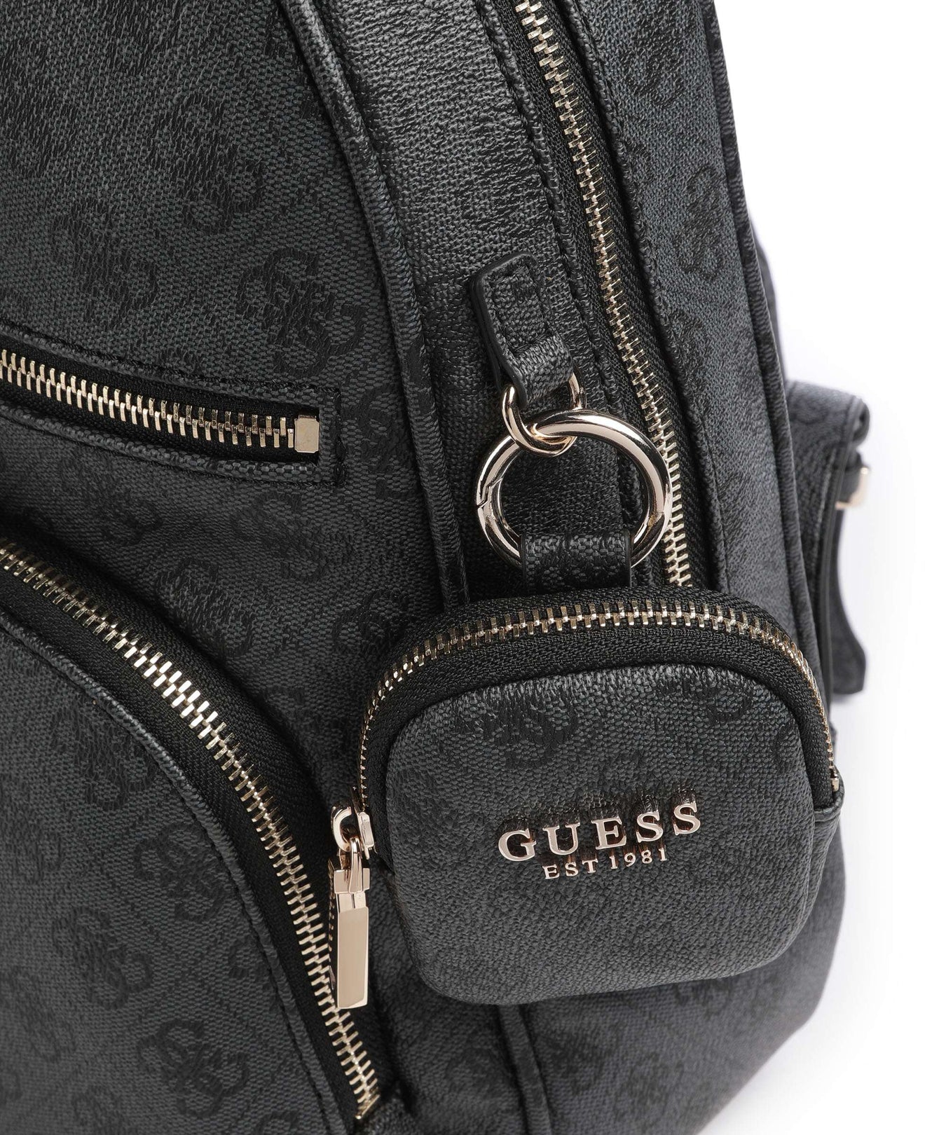 Guess Power Play Backpack coal logo