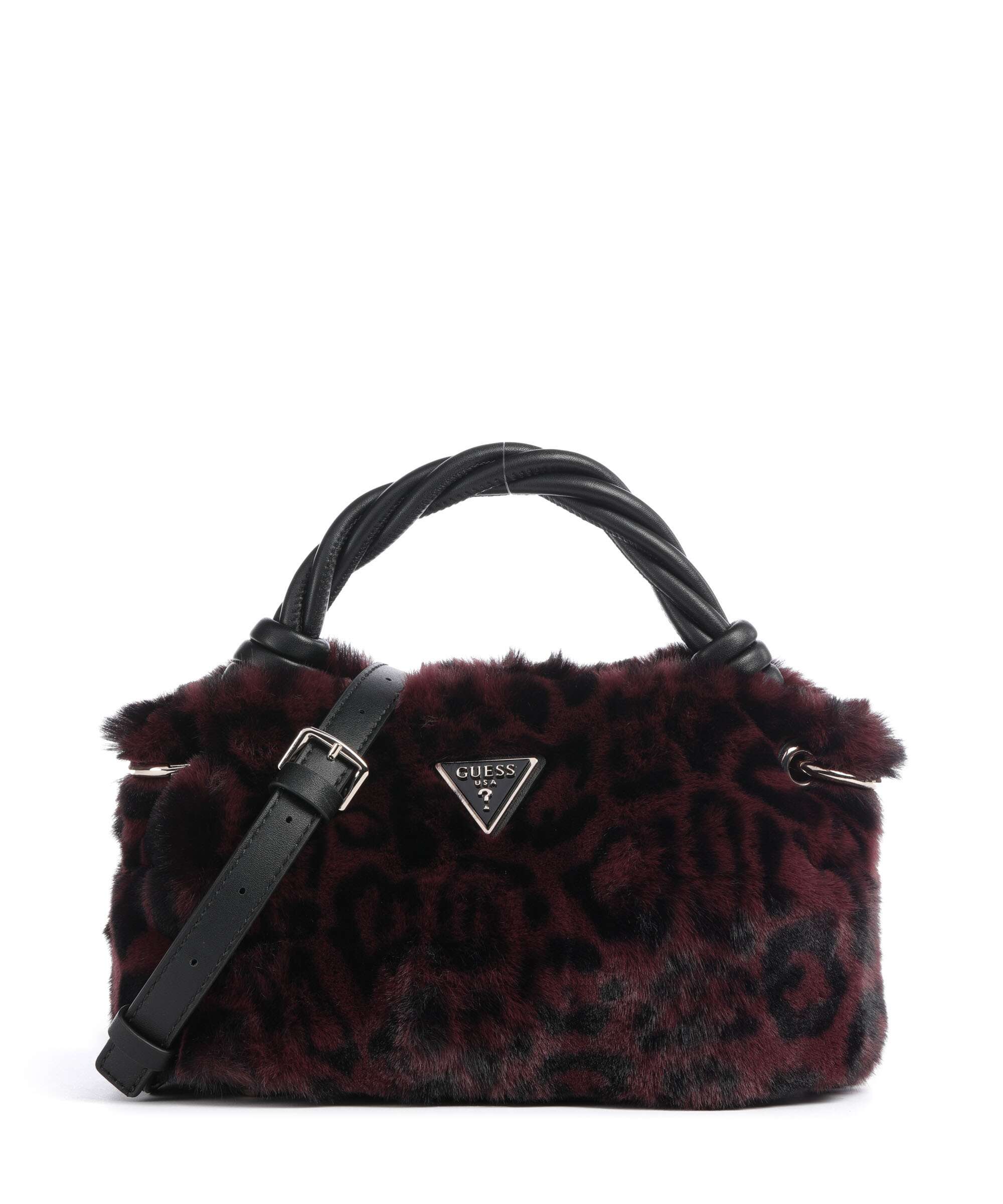 Guess Shaida Handbag wine leo