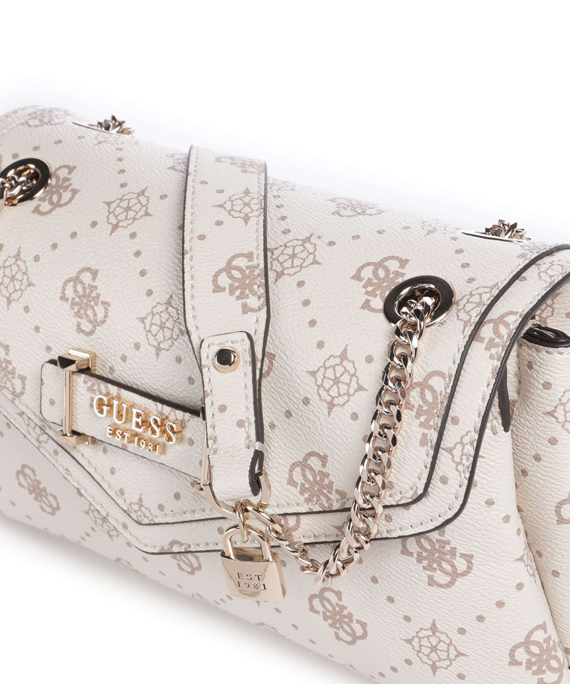 Guess Silia Shoulder bag vanilla logo