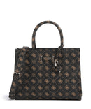 Guess Silia Bolso de mano espresso logo