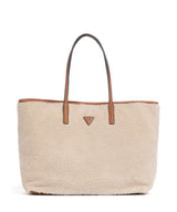 Guess Large Bolsa shopping natural/cognac