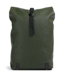 Brooks England Pickwick Cotton Canvas Large Mochila roll-top forest