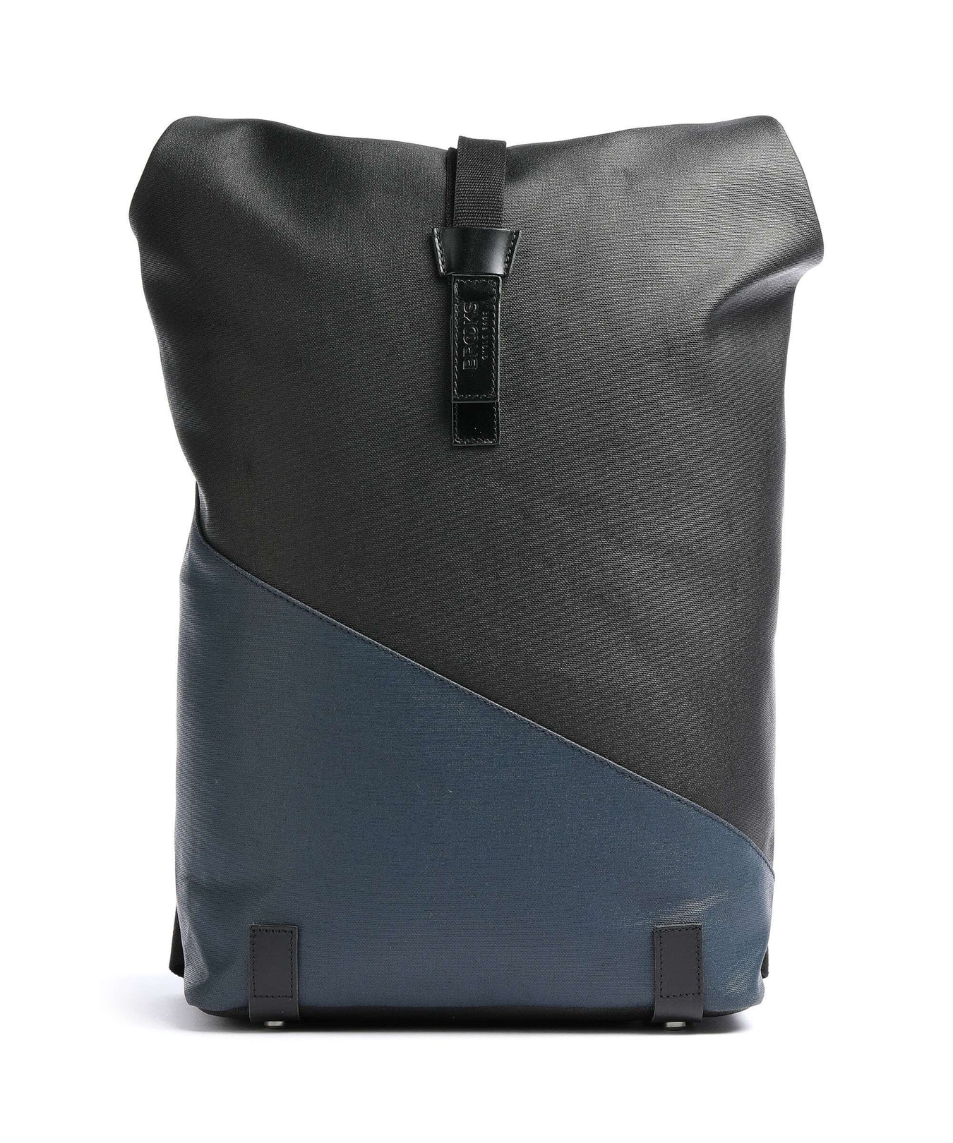 Brooks England Pickwick Patchwork Large Rolltop backpack black/dark blue