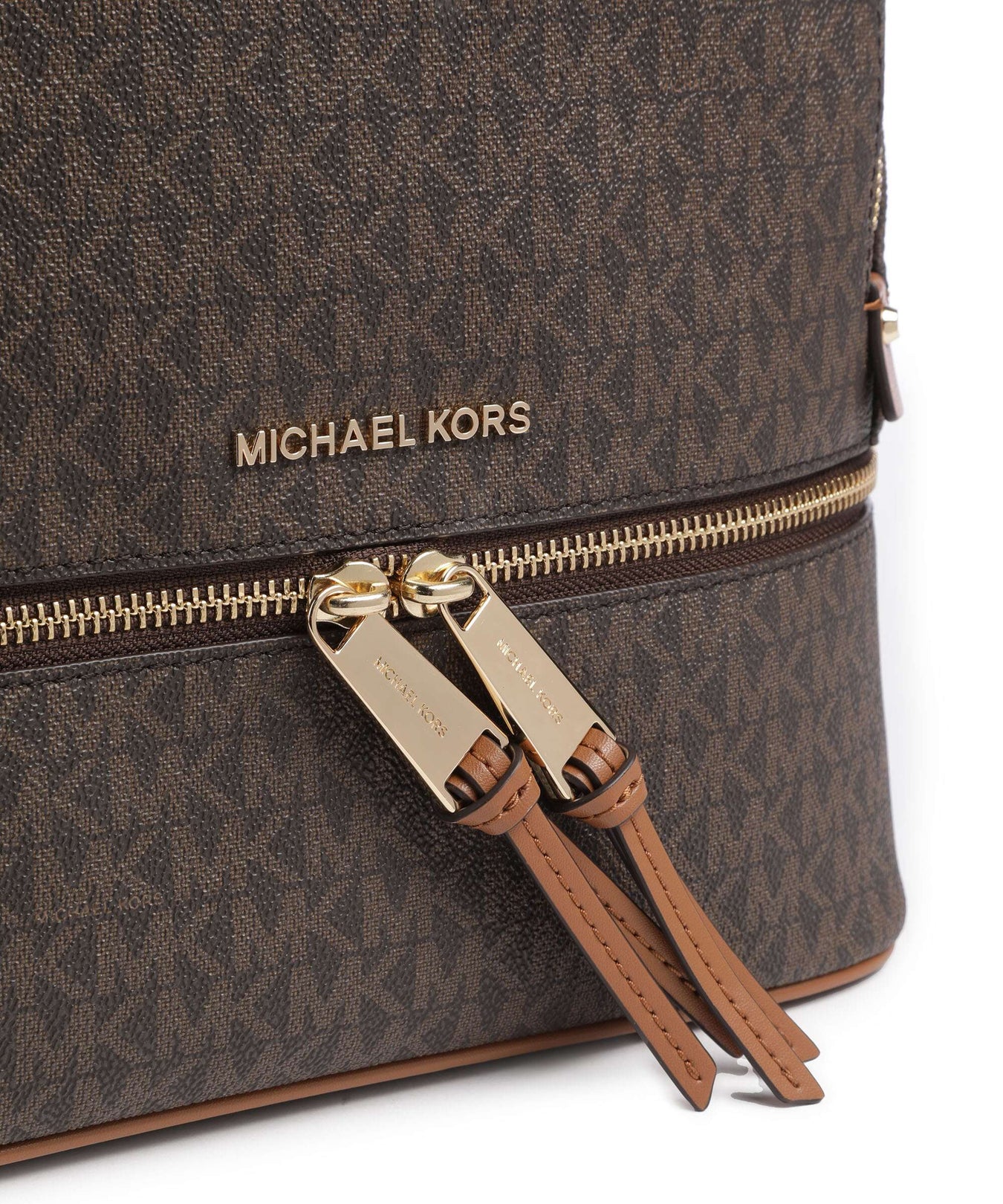 Michael Kors Rhea Zip Backpack brown