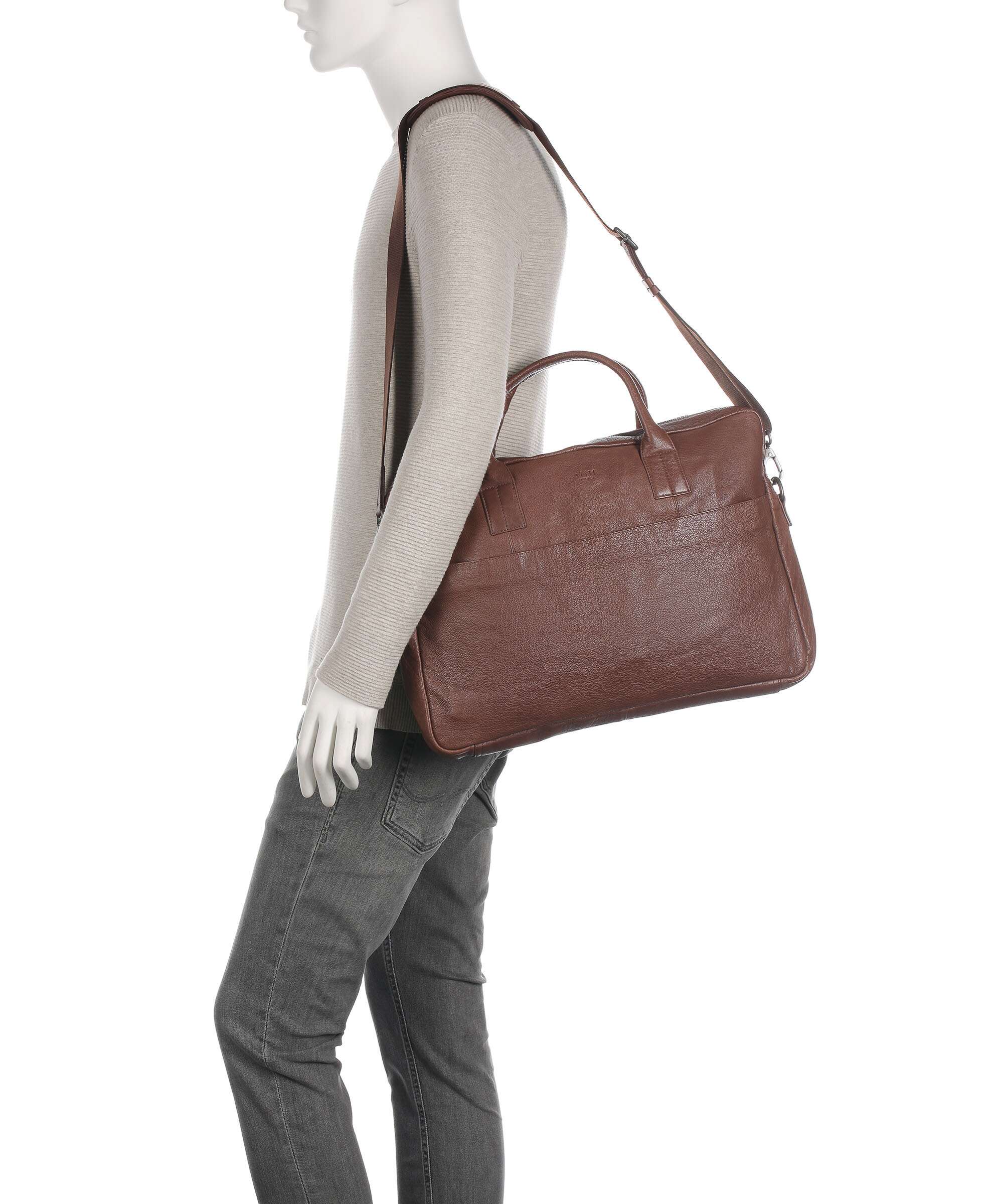 Still Nordic Damon Briefcase brown
