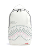 Sprayground Cream Check Shark Central Mochila multicolour