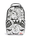 Sprayground Heavy Sharkmouth Doodle Backpack white