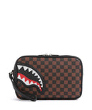 Sprayground Sawtooth Sharks in Paris Neceser brown