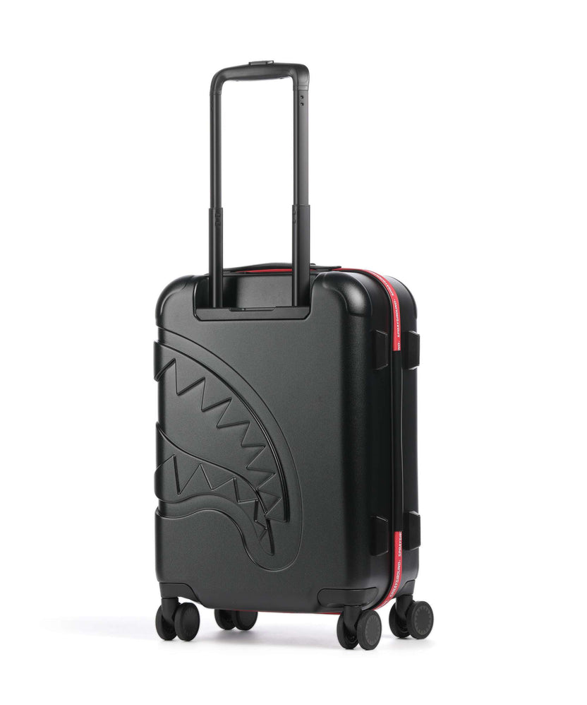 Sprayground Printed Zipper Shark Spinner (4 wheels) black