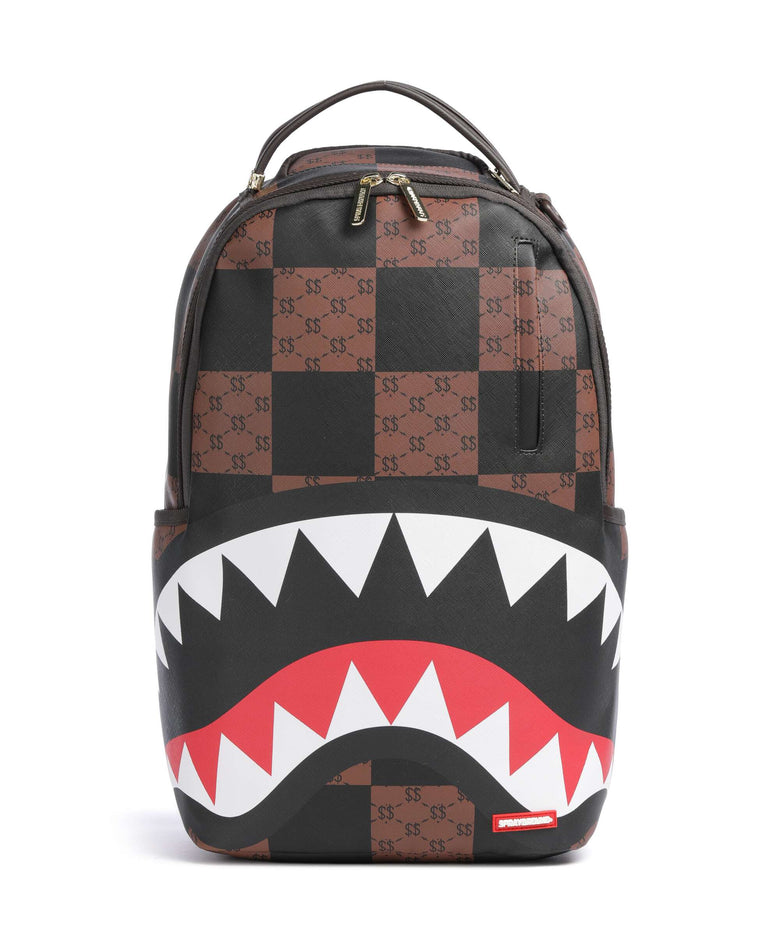 Sprayground Enlarged Check Paris Backpack brown