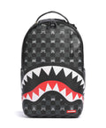 Sprayground Gray Peeking Character Check Backpack black