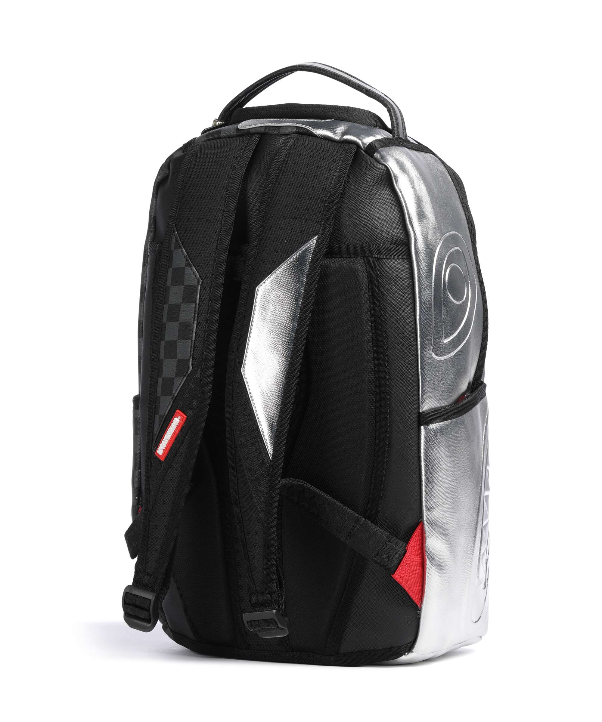 Sprayground Silver Side Drip Backpack silver