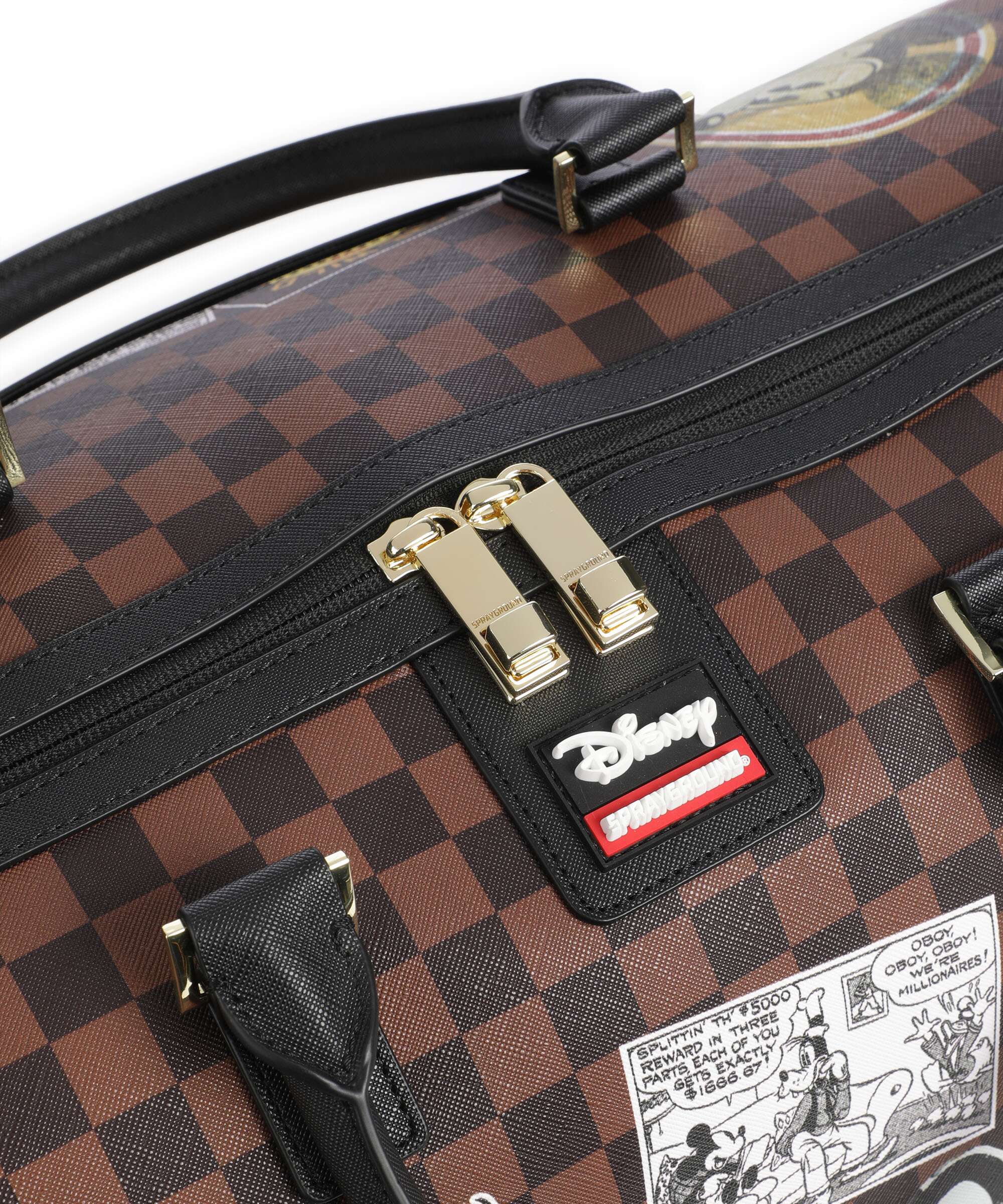 Sprayground Mickey Mouse Global Mogul Weekend bag brown
