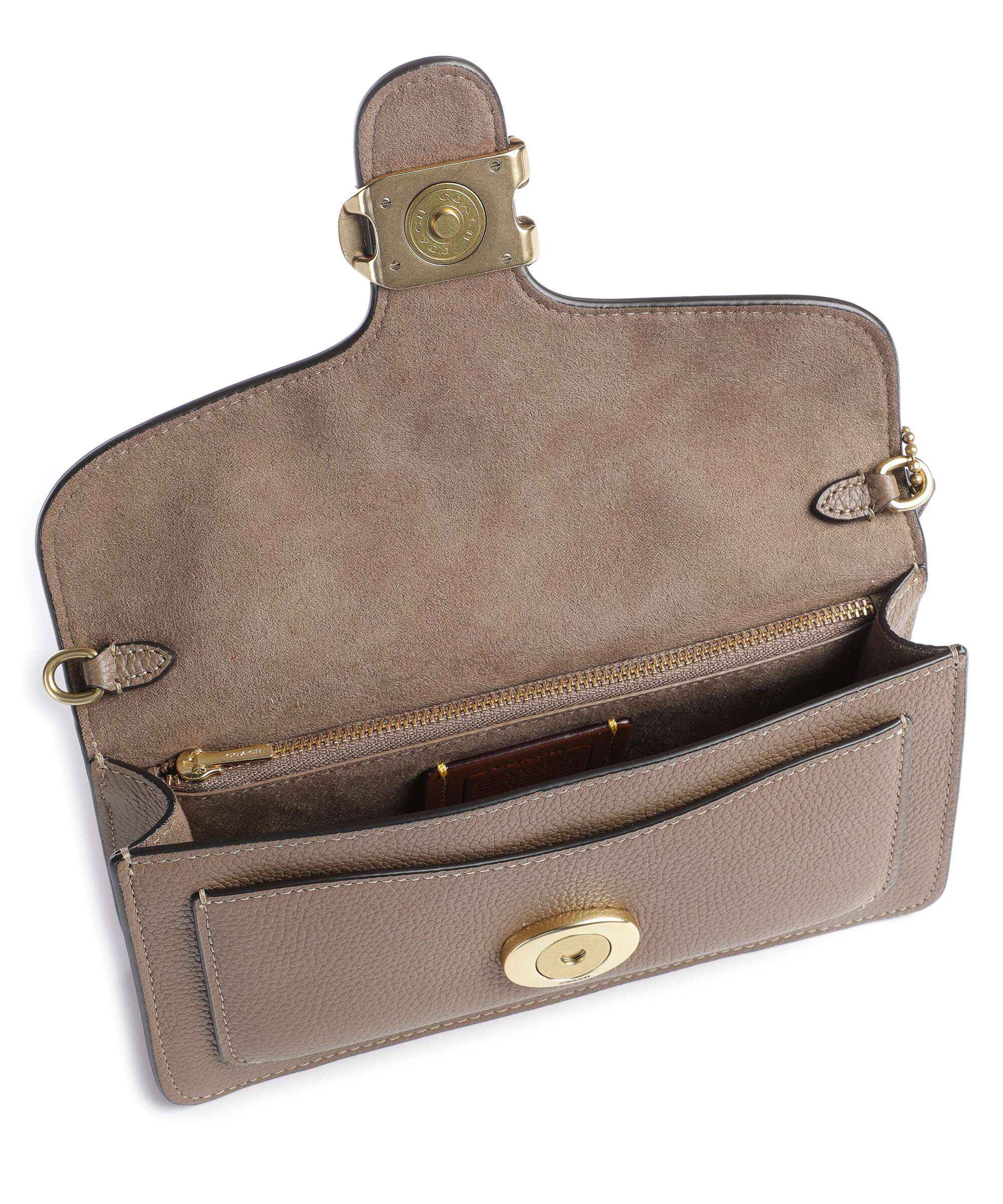 Coach Tabby Chain Crossbody bag dark stone