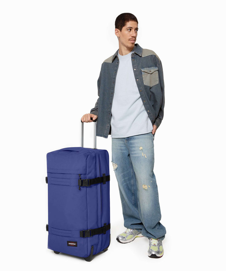 Eastpak Transit'R L Travel bag with wheels suit blue
