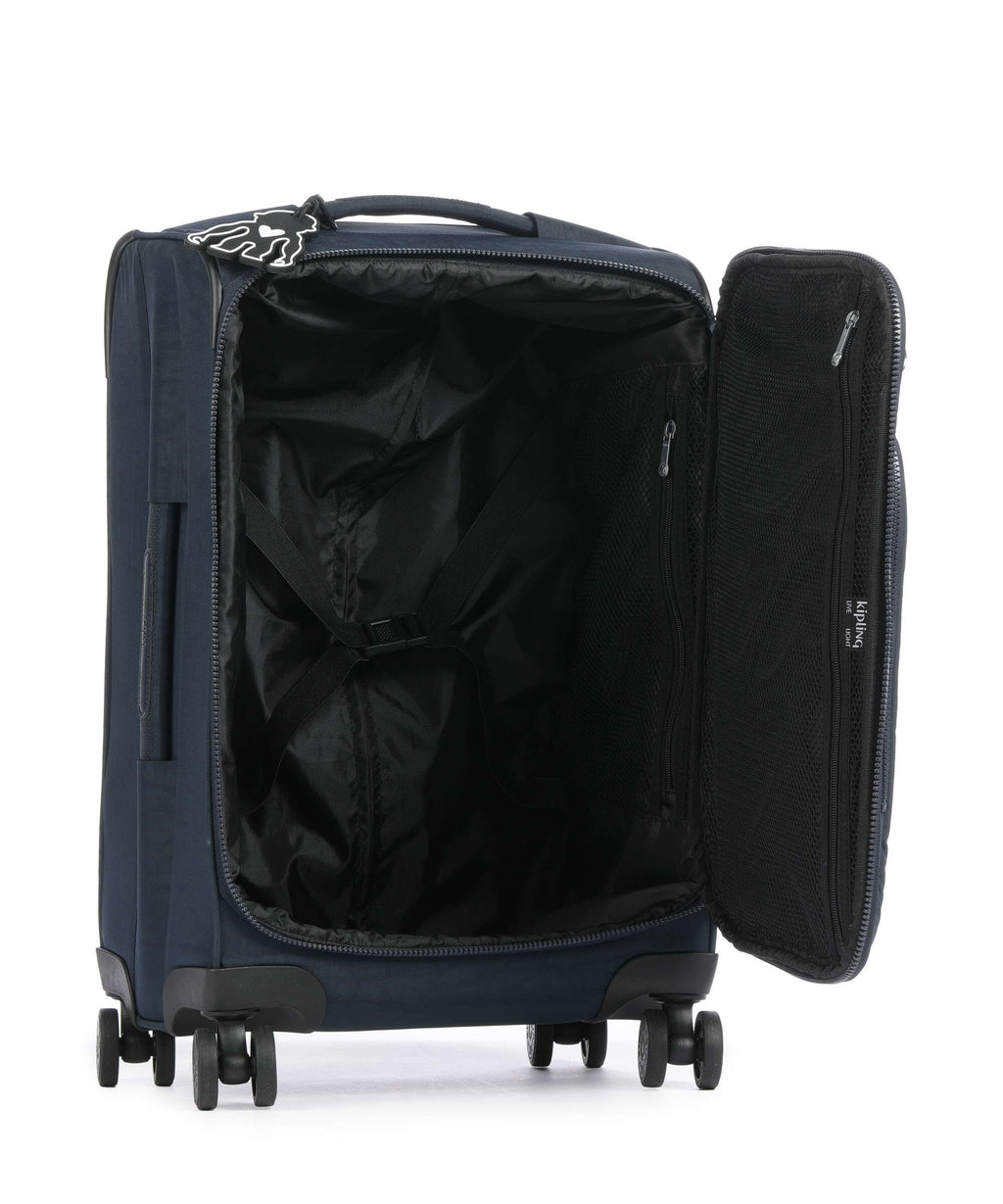 Kipling Basic New Youri S Spinner (4 wheels) blue bleu
