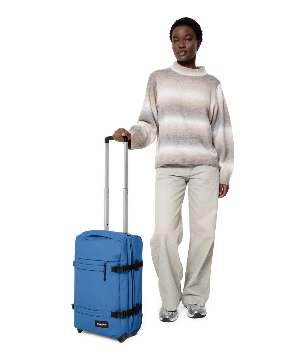 Eastpak Transit'R S Travel bag with wheels healing blue