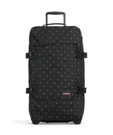Eastpak Tranverz M Bolso de viaje con ruedas dots black/silver