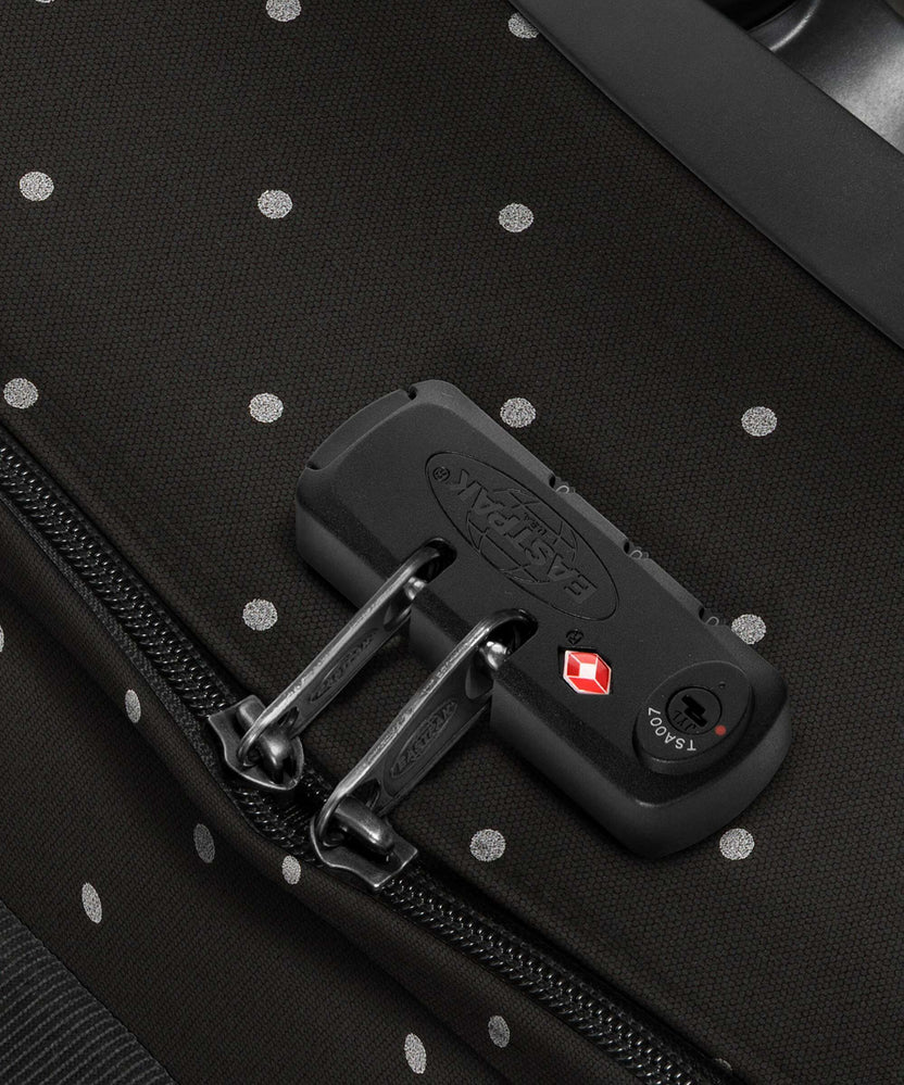 Eastpak Tranverz L Travel bag with wheels dots black/silver