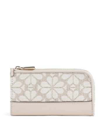Kate Spade New York Spade Flower Devin Jacquard Credit card holder natural/multicolour