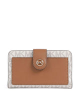 Michael Kors MK Charm Wallet vanilla/acorn