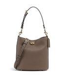 Coach Willow Soft 19 Bolso de hobo dark stone