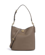 Coach Willow Soft Bolso de hobo dark stone