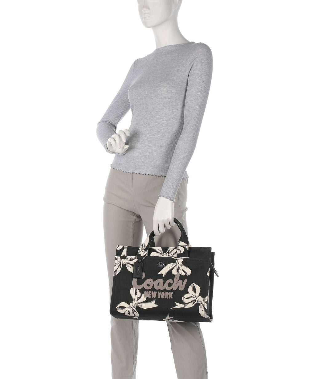 Coach Cargo Bow Print Handbag black/multicolour