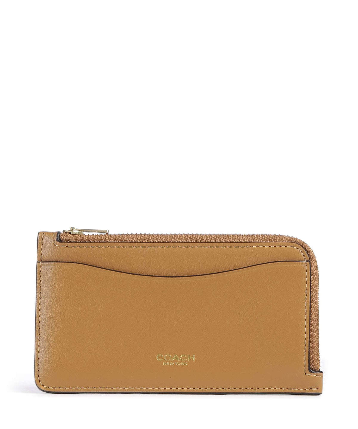 Coach New York Credit card holder honey brown