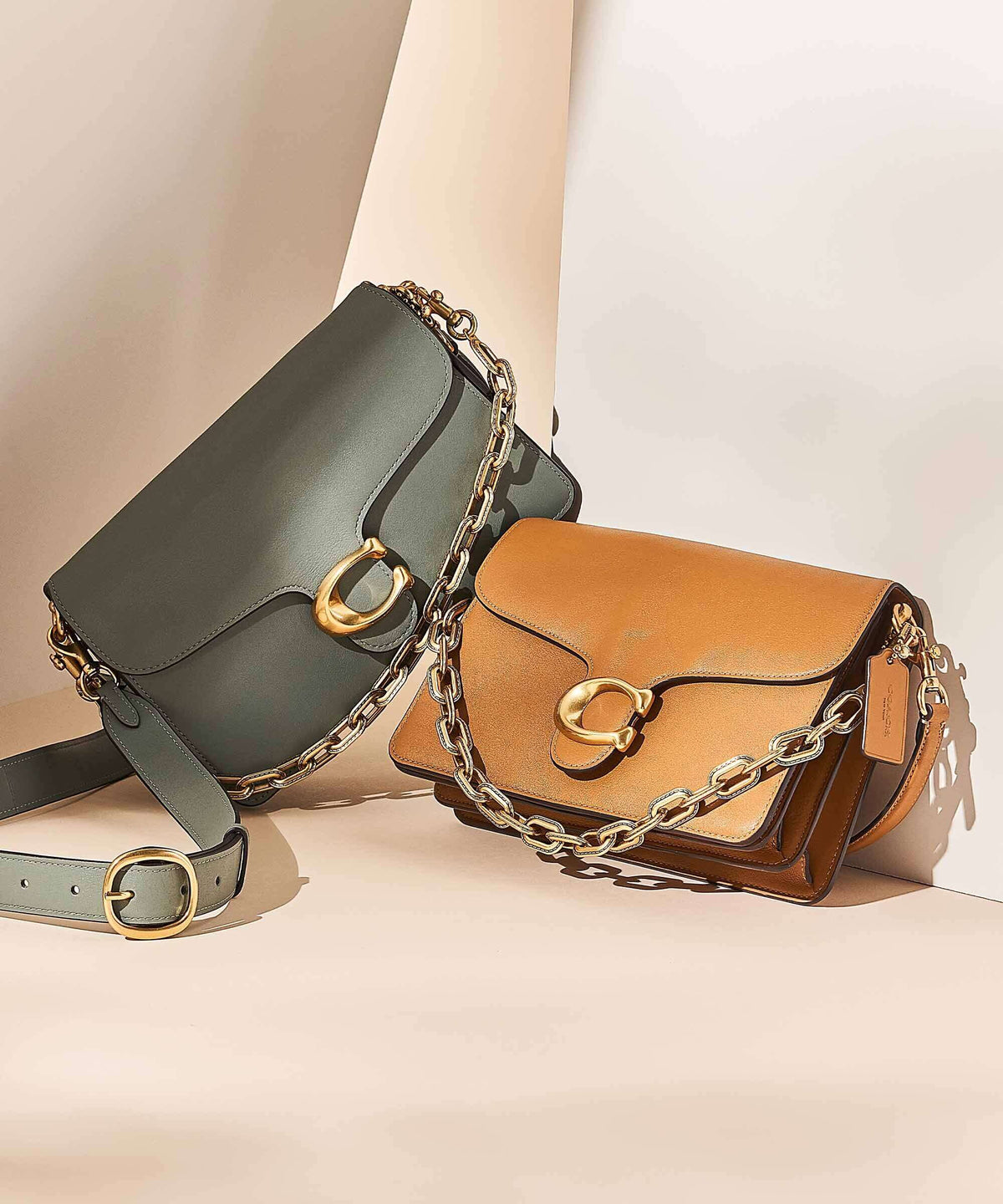 Coach Tabby Soft Chain Shoulder bag honey brown