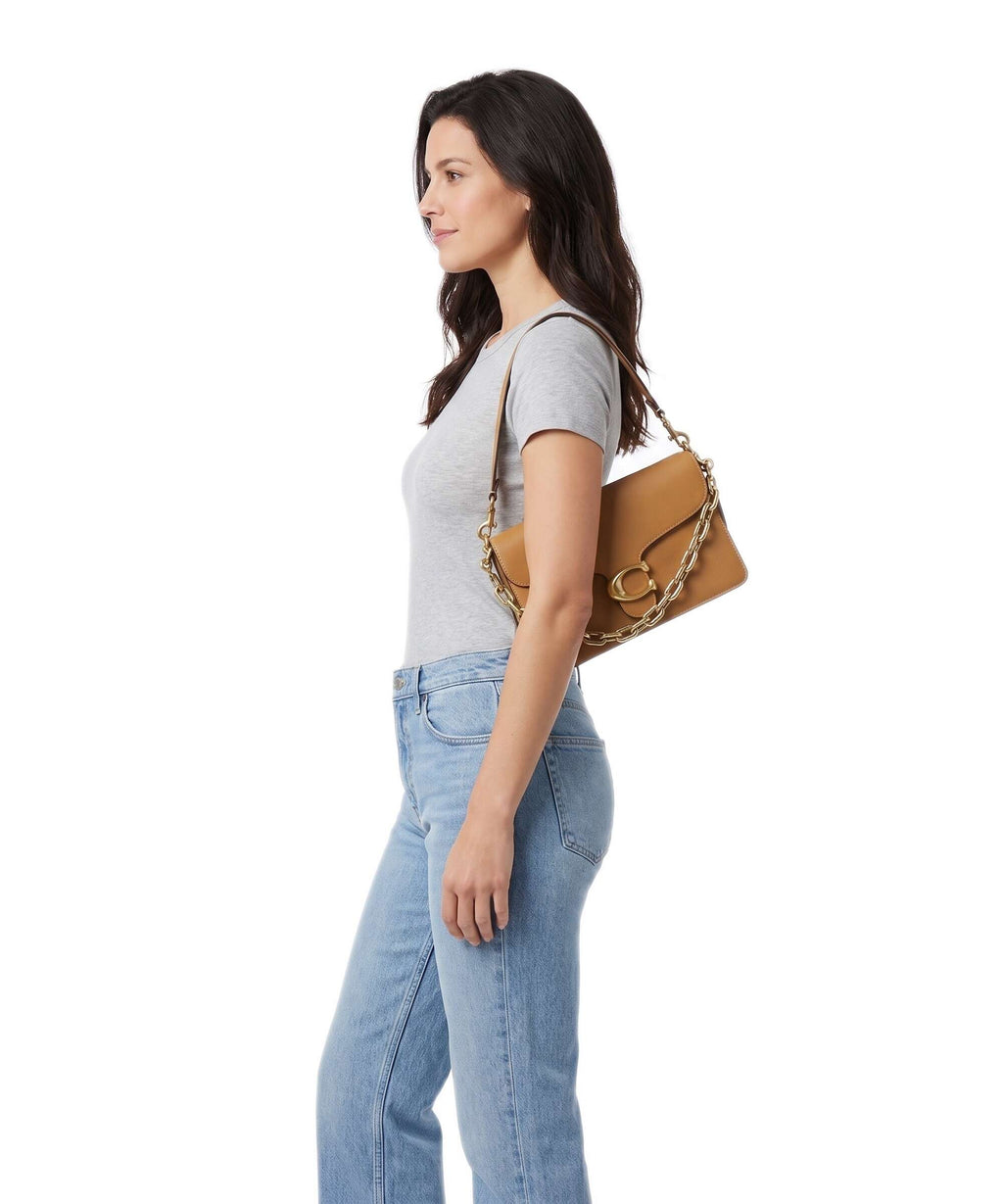 Coach Tabby Soft Chain Shoulder bag honey brown