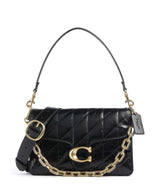 Coach Tabby Quilted Glazed Shoulder bag black