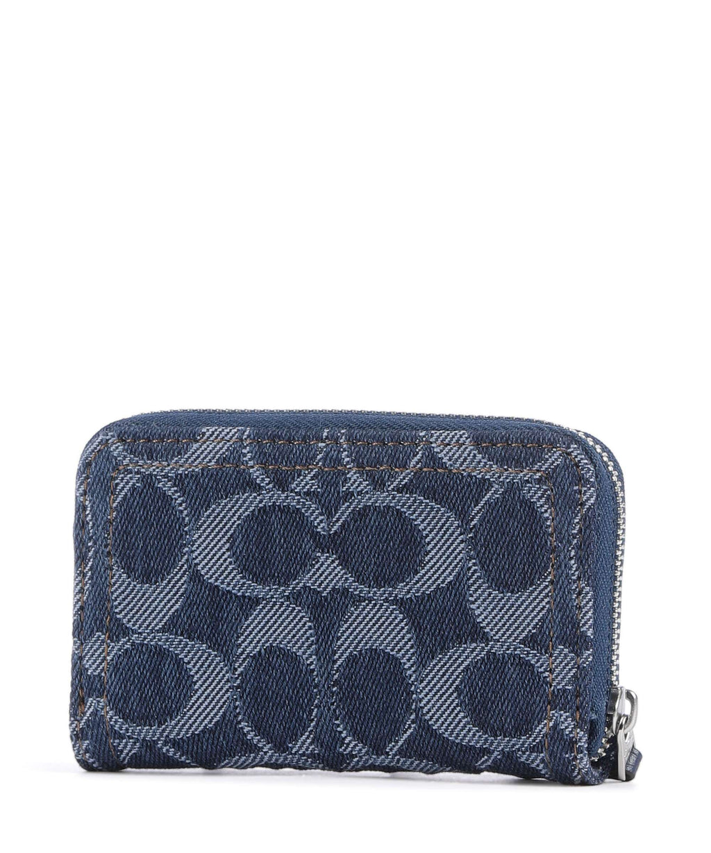 Coach Essential Signature Wallet deep blue/multicolour