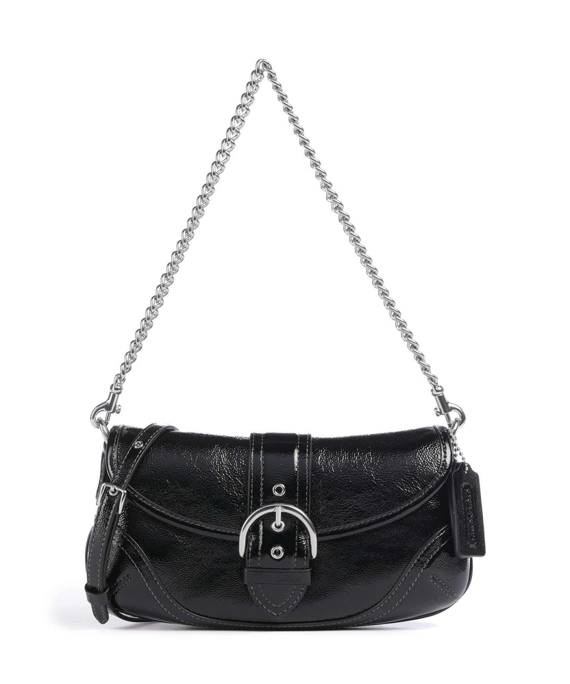 Coach Soho Crinkle Patent 25 Shoulder bag black