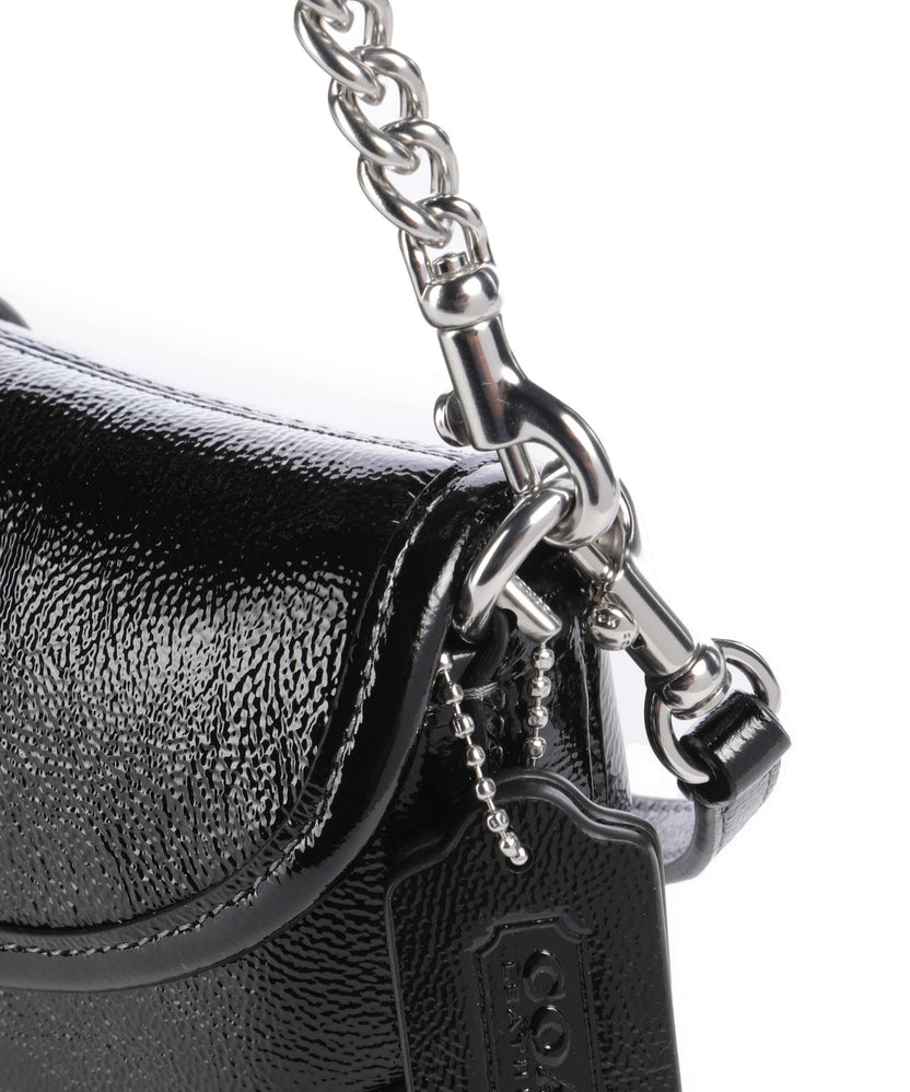 Coach Soho Crinkle Patent 25 Shoulder bag black