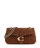 Coach Tabby Quilted Suede 26 Bolso de hombro warm brown