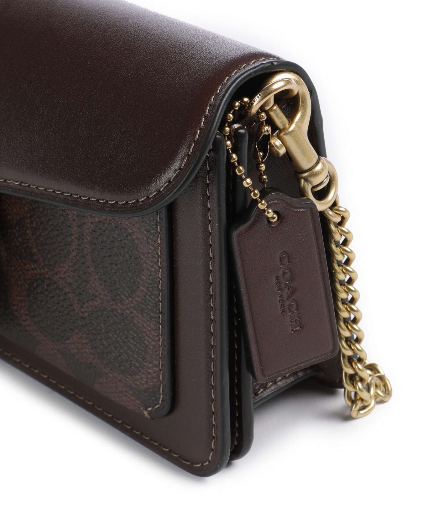 Coach Tabby Chain Signature 19 Crossbody bag maple