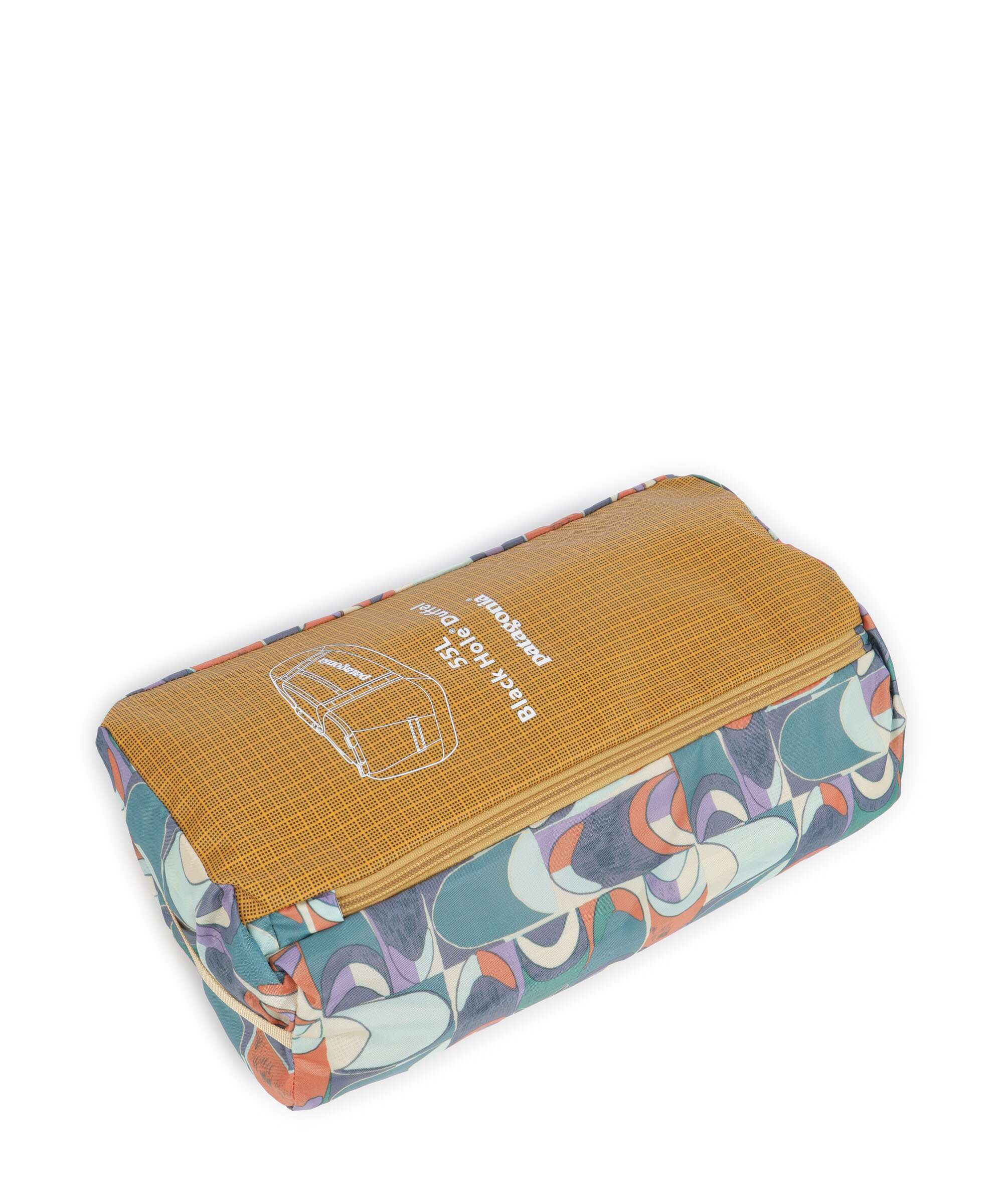 Patagonia Black Hole 55 Travel bag pufferfish gold