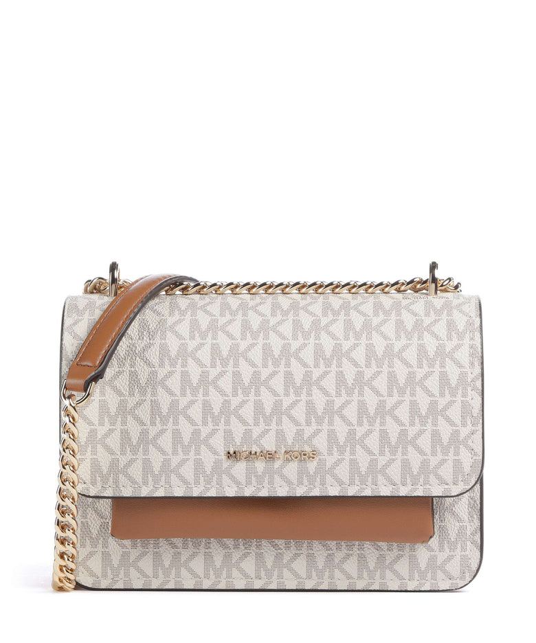 Michael Kors Claire Small Shoulder bag vanilla/acorn