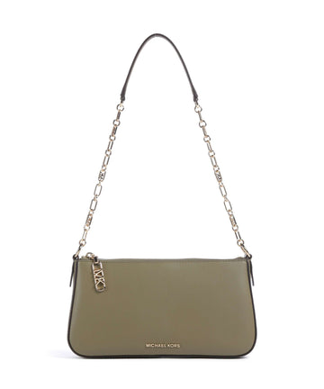 Michael Kors Empire Medium Bolso de hombro safari green