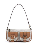 Michael Kors Zoe Bolso de hombro vanilla/acorn