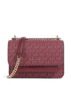 Michael Kors Claire Small Bolso de hombro mulberry
