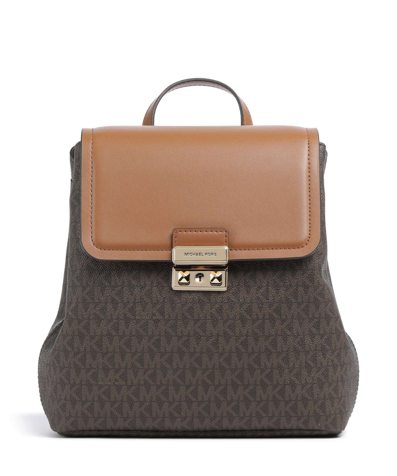 Michael Kors Tribeca Small Backpack brown/acorn